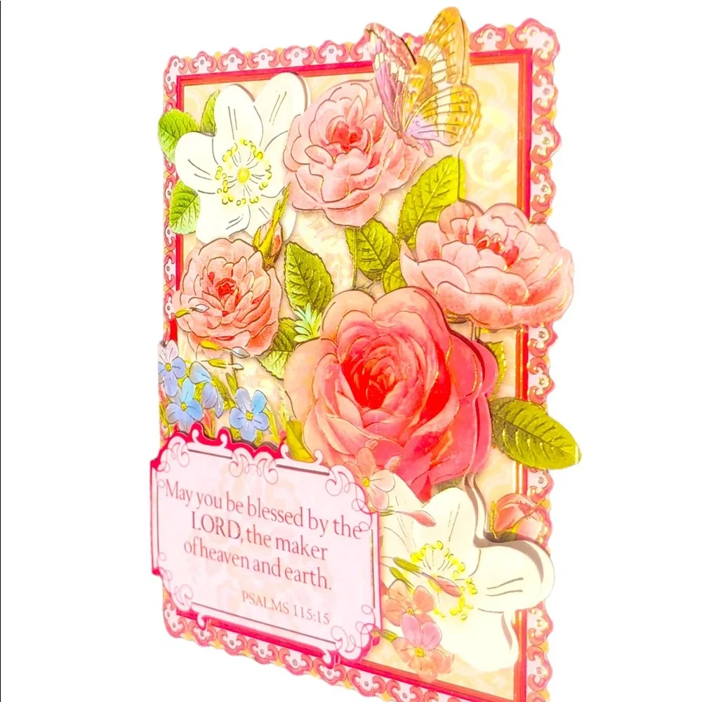 Pooch & Sweetheart Christian Embellished 3D Scripture Note Cards, 8 ct (96349)